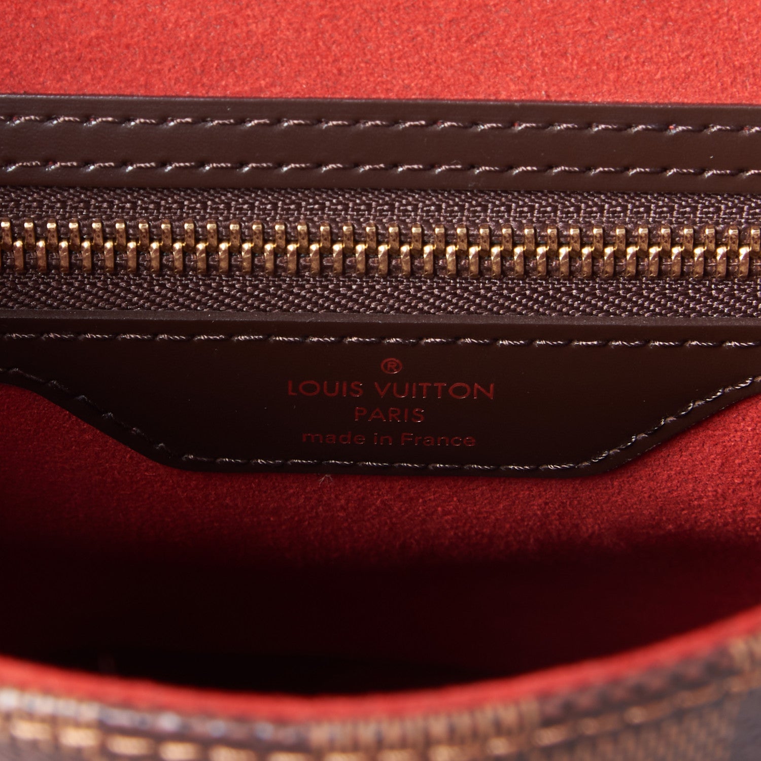 Louis Vuitton Damier Ebene Bergamo GM 8 of 8