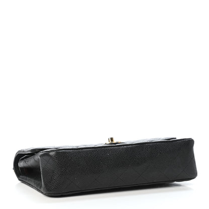Chanel Caviar Quilted Medium Double Flap Black 3 of 5