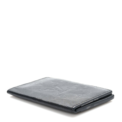Louis Vuitton Calfskin Monogram Shadow Pocket Organizer Black 4 of 6