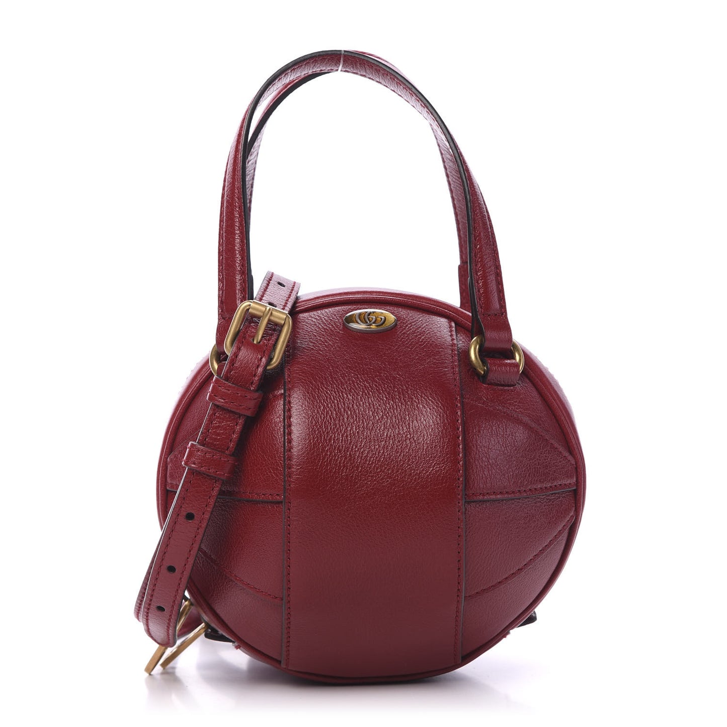 Piuma Lux Energy Mini Tifosa Basketball Shaped Shoulder Bag Romantic Cerise