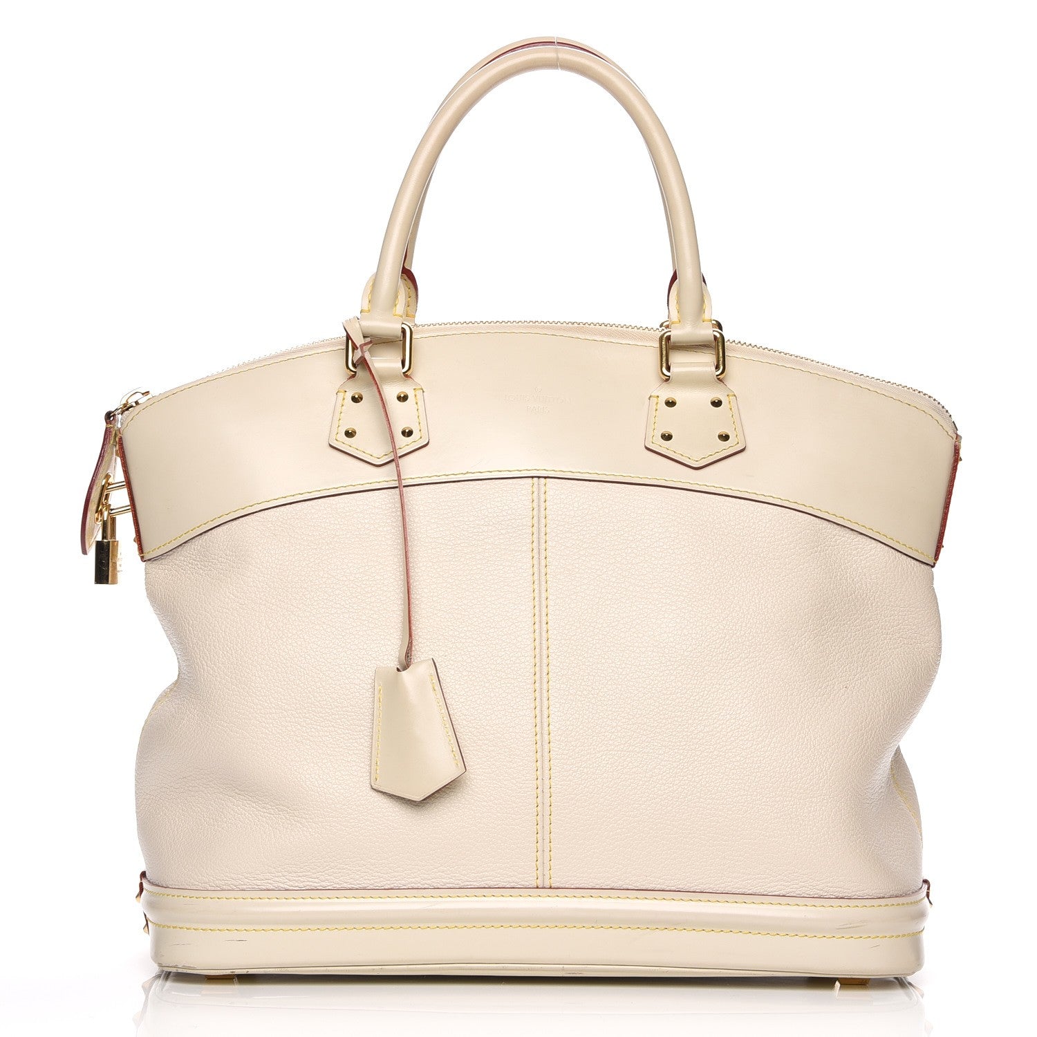 Louis Vuitton Suhali Lockit MM White 1 of 15