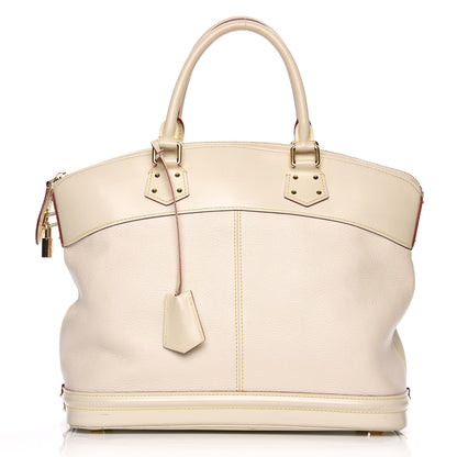 Louis Vuitton Suhali Lockit MM White 1 of 15