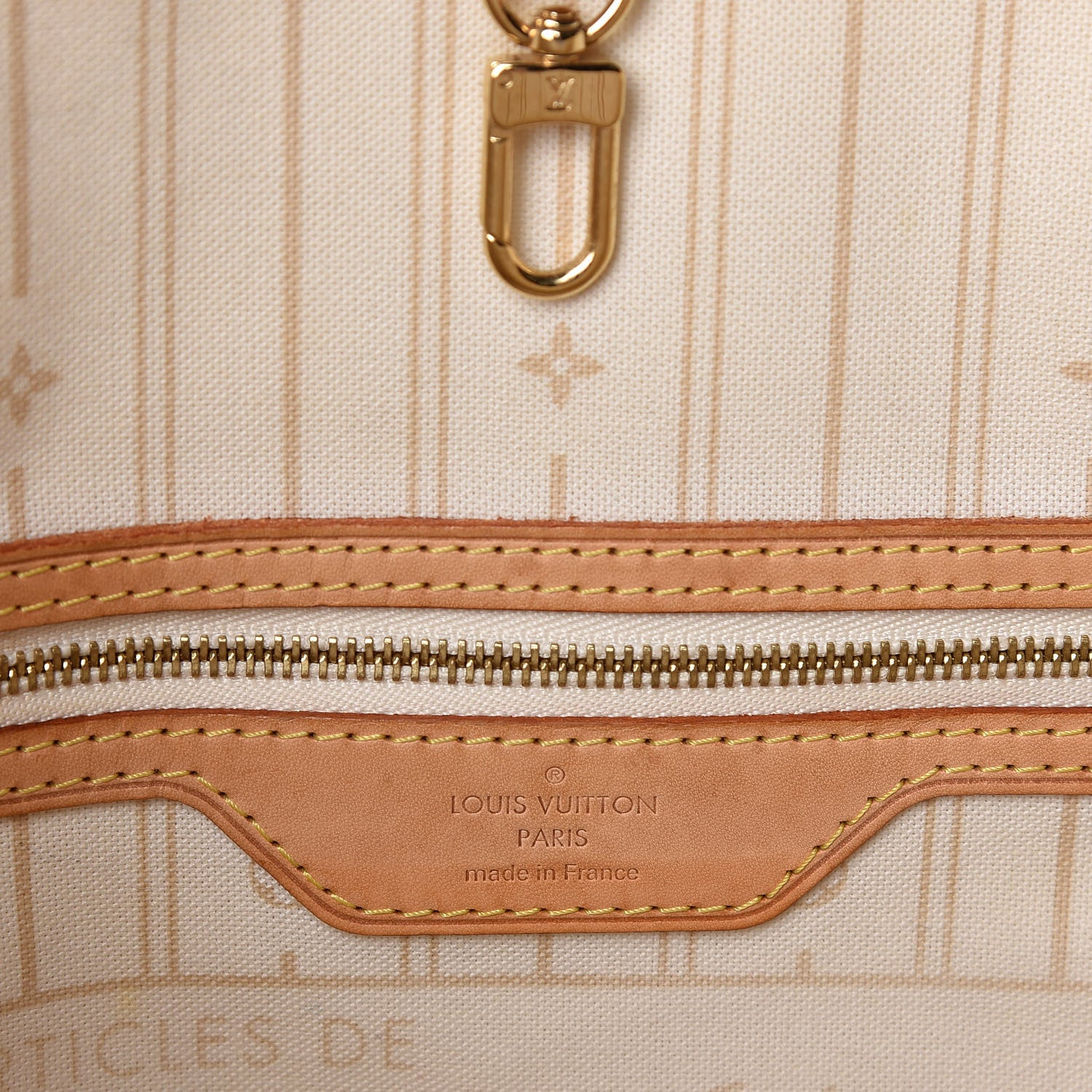 Louis Vuitton Damier Azur Neverfull PM 11 of 12
