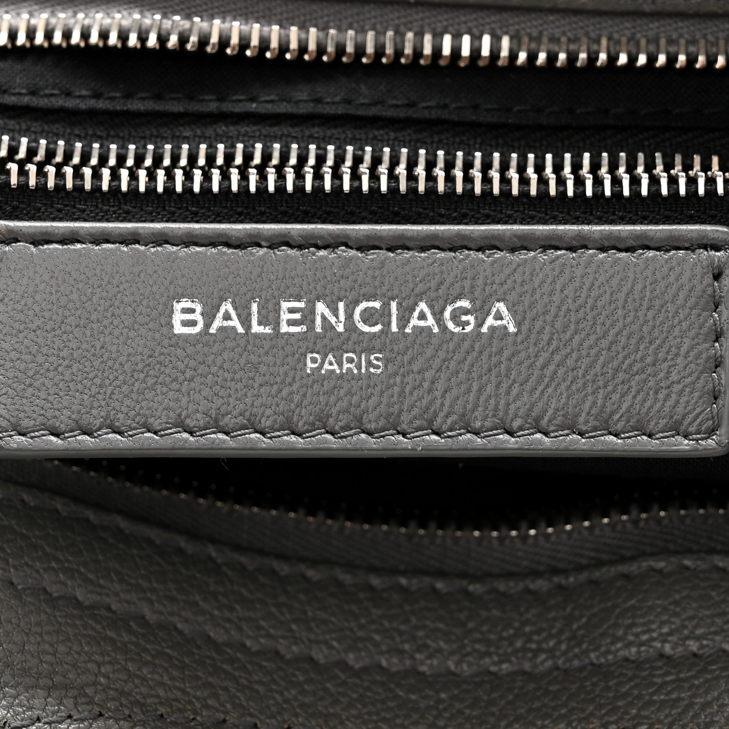 Balenciaga Chevre Silver Metallic Edge Hardware City Gris Acier 7 of 11