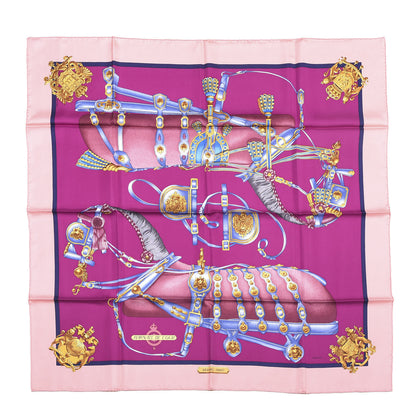 Hermes Silk Harnais De Cour Scarf 90 1 of 3
