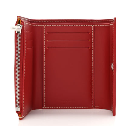 Goyard Goyardine Saint-Gabriel Compact Wallet Red 5 of 9