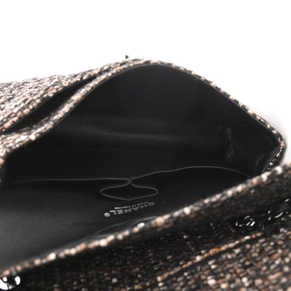 Chanel Tweed Quilted Medium Double Flap Brown 8 of 23