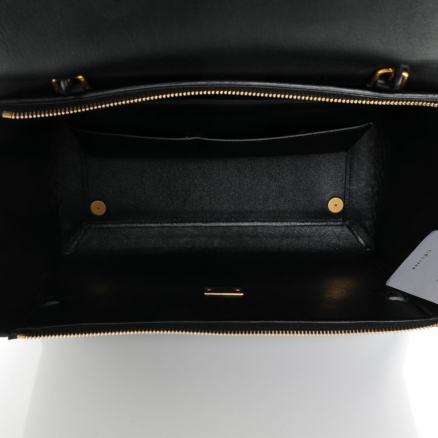 Calfskin Astrakhan Embossed Small Belt Bag Black