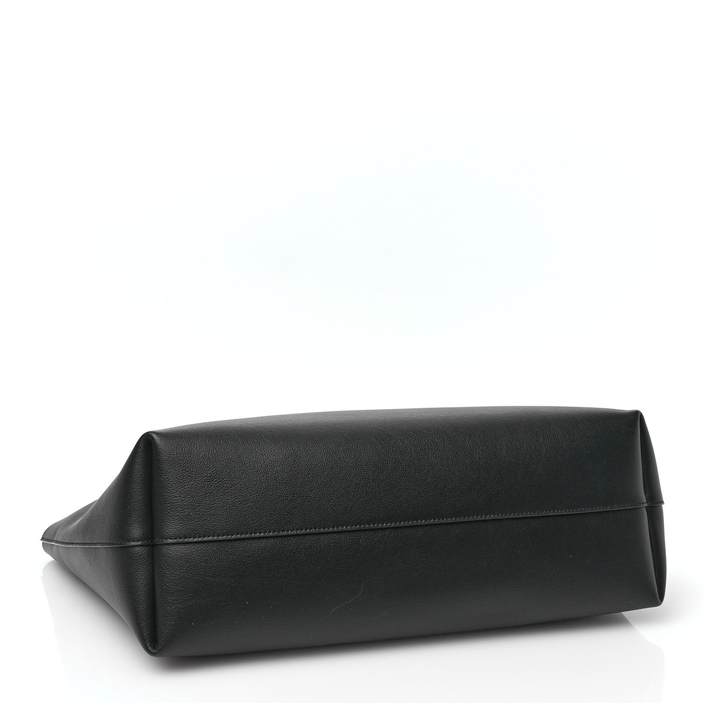 Calfskin Large Shopping Tote Black