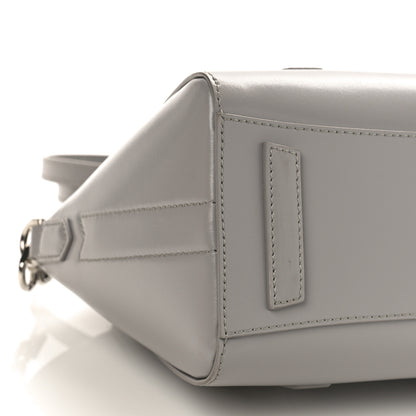 Givenchy Box Calfskin Mini Lock Antigona Shoulder Bag Cloud Grey 7 of 8