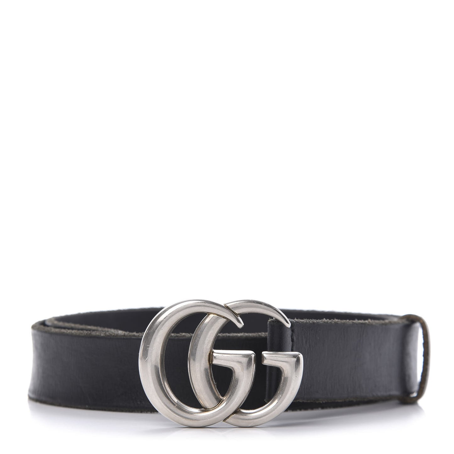 Cuoio Toscano Nickel Double G 30mm Belt 80 32 Black