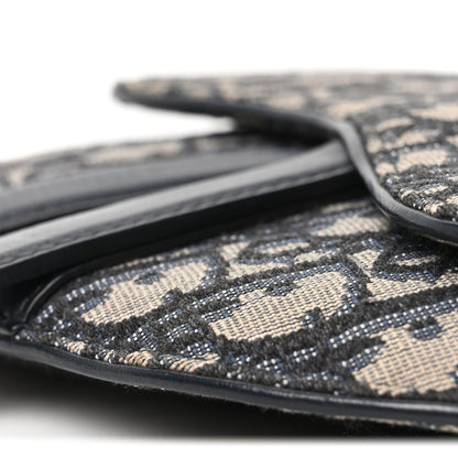 Christian Dior Oblique Saddle Belt Pouch Blue 9 of 9