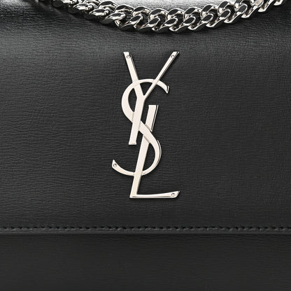 Saint Laurent Calfskin Medium Monogram Sunset Black 7 of 13