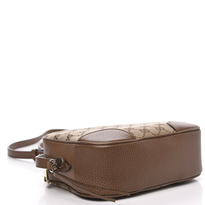 Gucci Monogram Mini Bree Messenger Bag Beige Tabacco 4 of 10