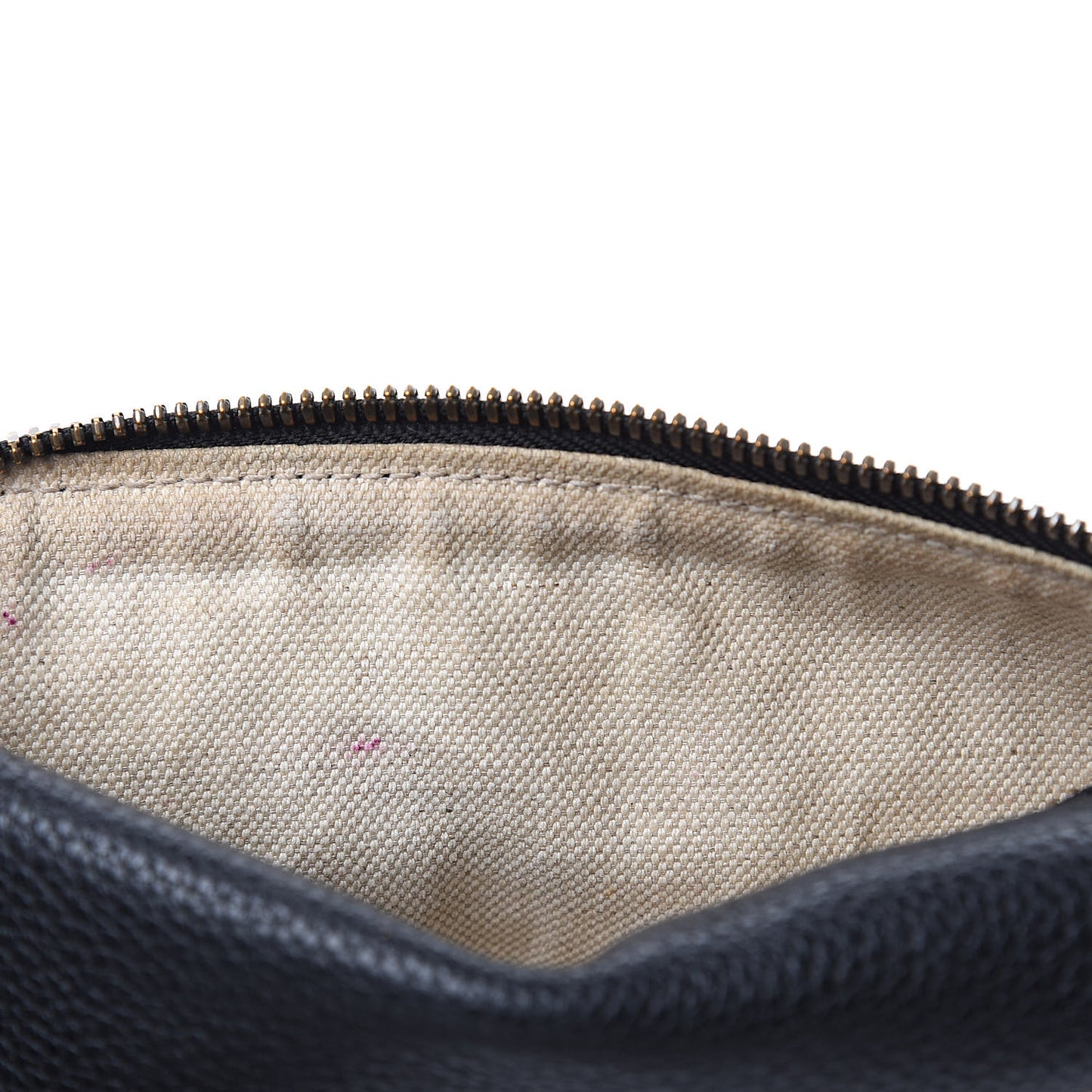 Grained Calfskin Small Logo Belt Bag Black