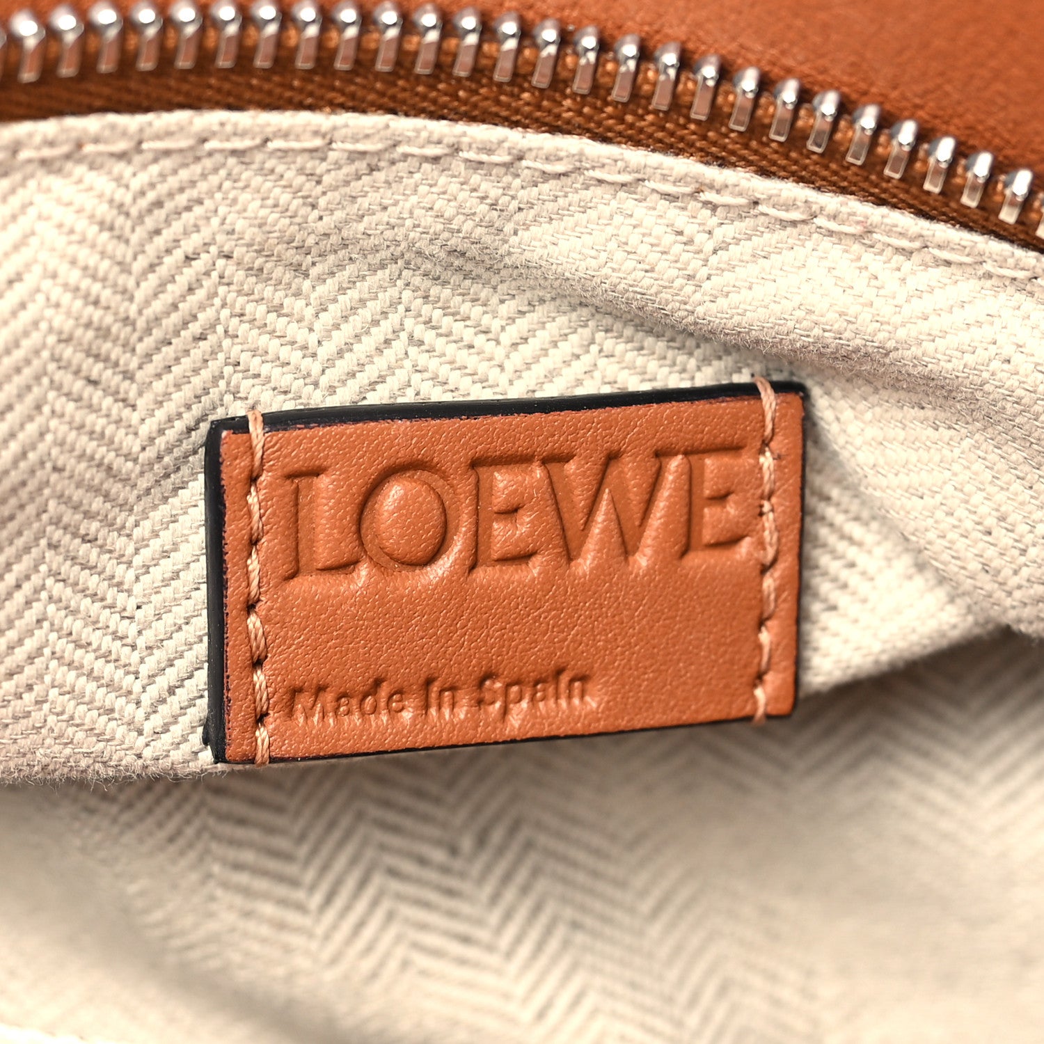 Loewe Calfskin Medium Puzzle Bag Tan 6 of 9