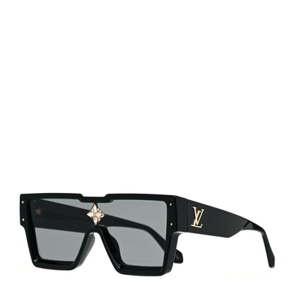 Louis Vuitton Acetate Swarovski Crystal Cyclone Sunglasses Z1578W Black 1 of 7