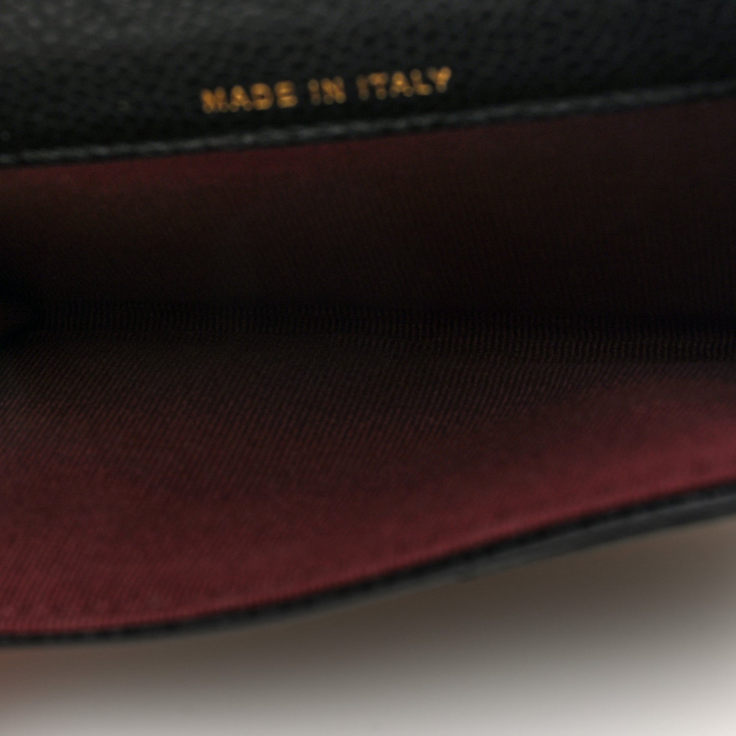 Caviar Quilted Flap Card Holder Wallet Black