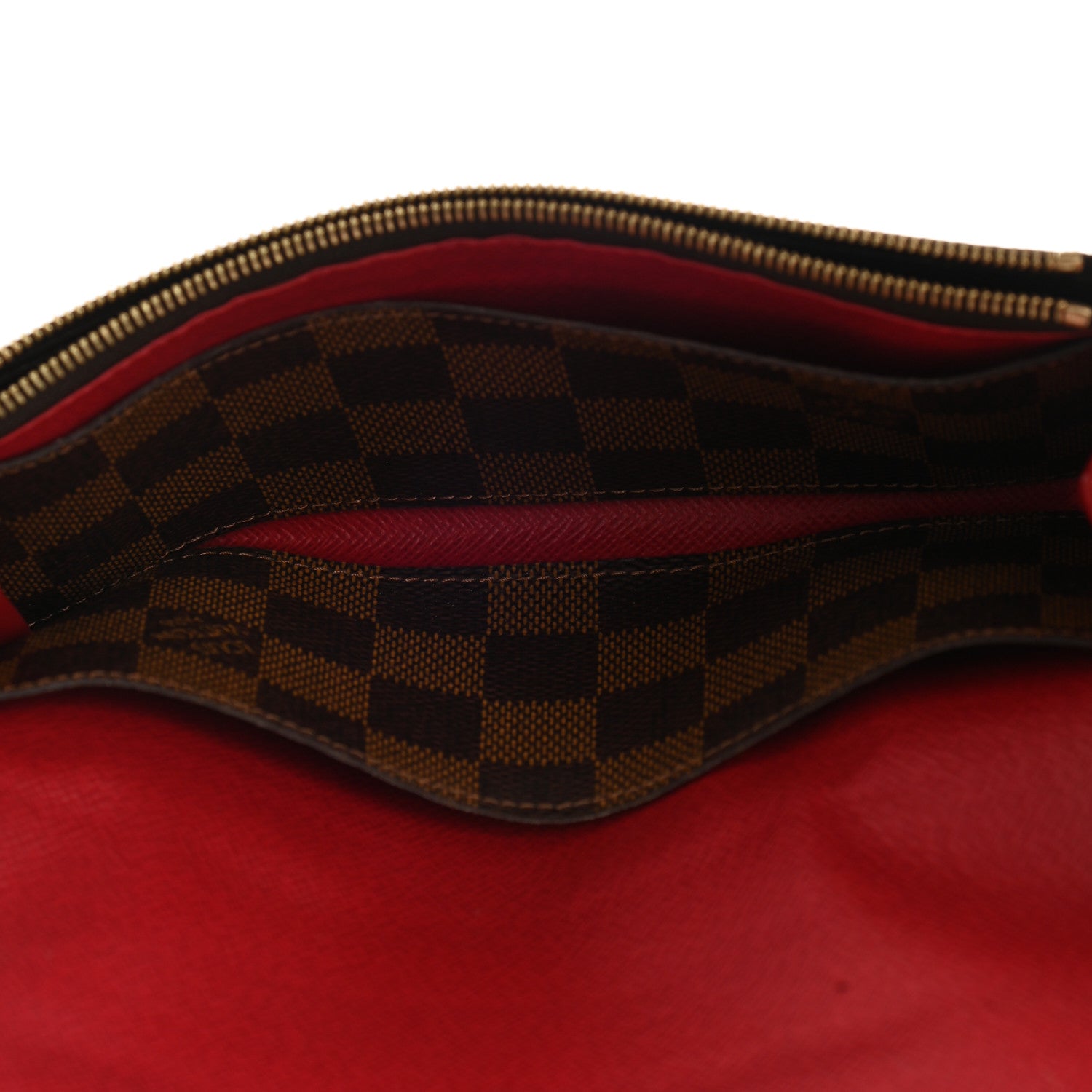 Louis Vuitton Damier Ebene Emilie Wallet Red 5 of 10