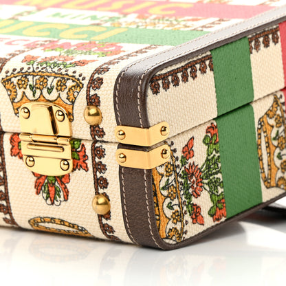 Gucci Canvas Calfskin 100 Centennial Music Beauty Case Multicolor 10 of 13