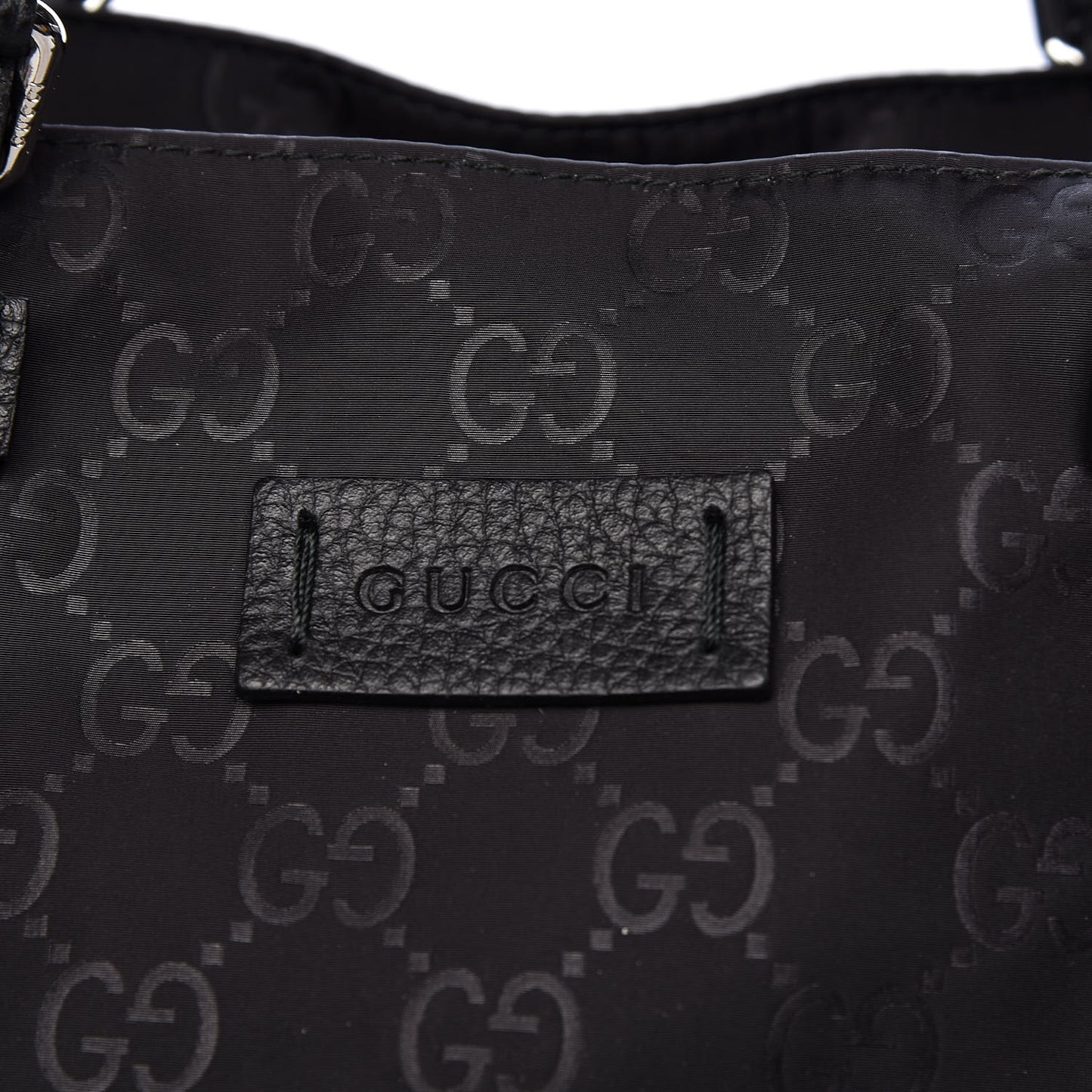 Nylon Monogram Light Duffle Bag Black