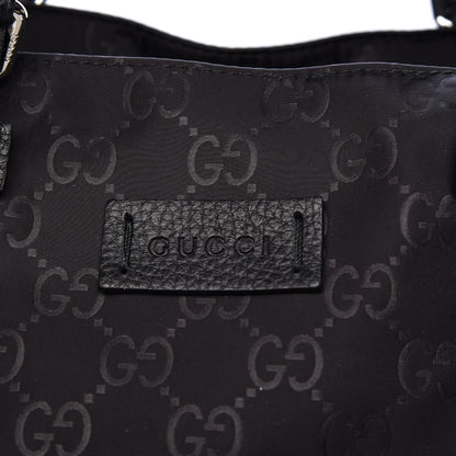 Gucci Nylon Monogram Light Duffle Bag Black 8 of 11