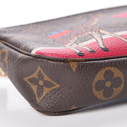 Louis Vuitton Monogram 2017 Christmas Animation Mini Pochette Accessories 5 of 9