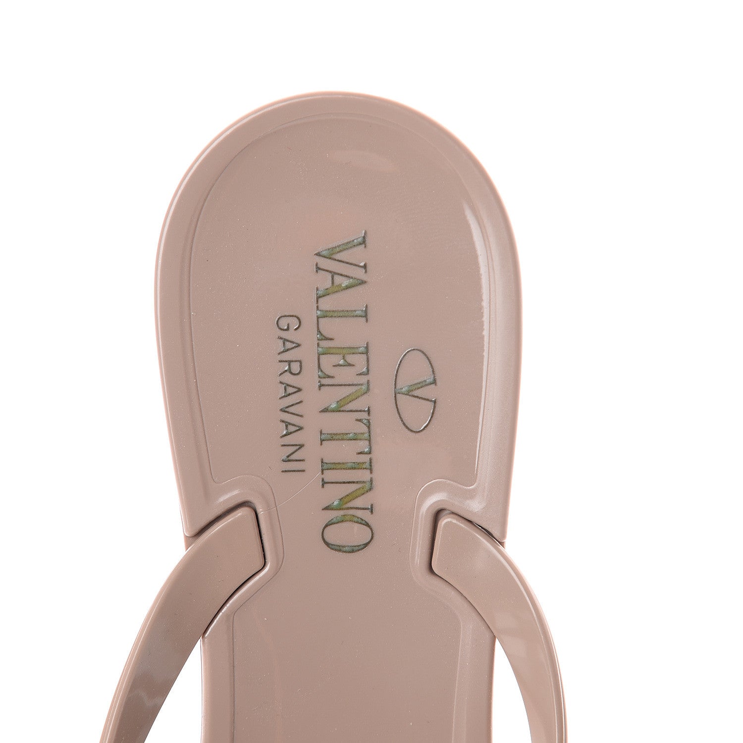 Valentino Garavani PVC Jelly Rockstud Bow Thong Sandals 39 Poudre 5 of 7