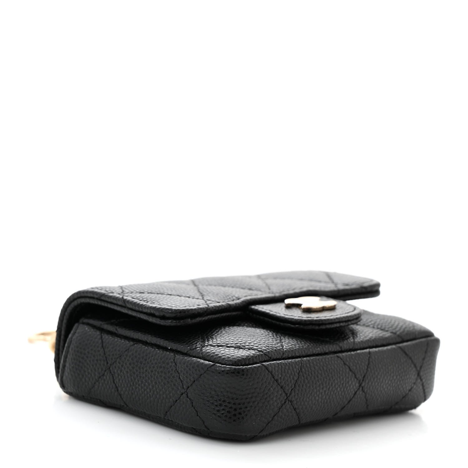 Chanel Caviar Quilted Mini Chain Belt Bag Black 4 of 12