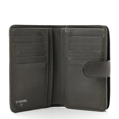 Chanel Caviar Timeless CC Zipped Pocket Wallet Grey 5 of 11