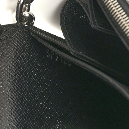 Louis Vuitton Epi LV Stories Twist Chain Wallet Black 7 of 11