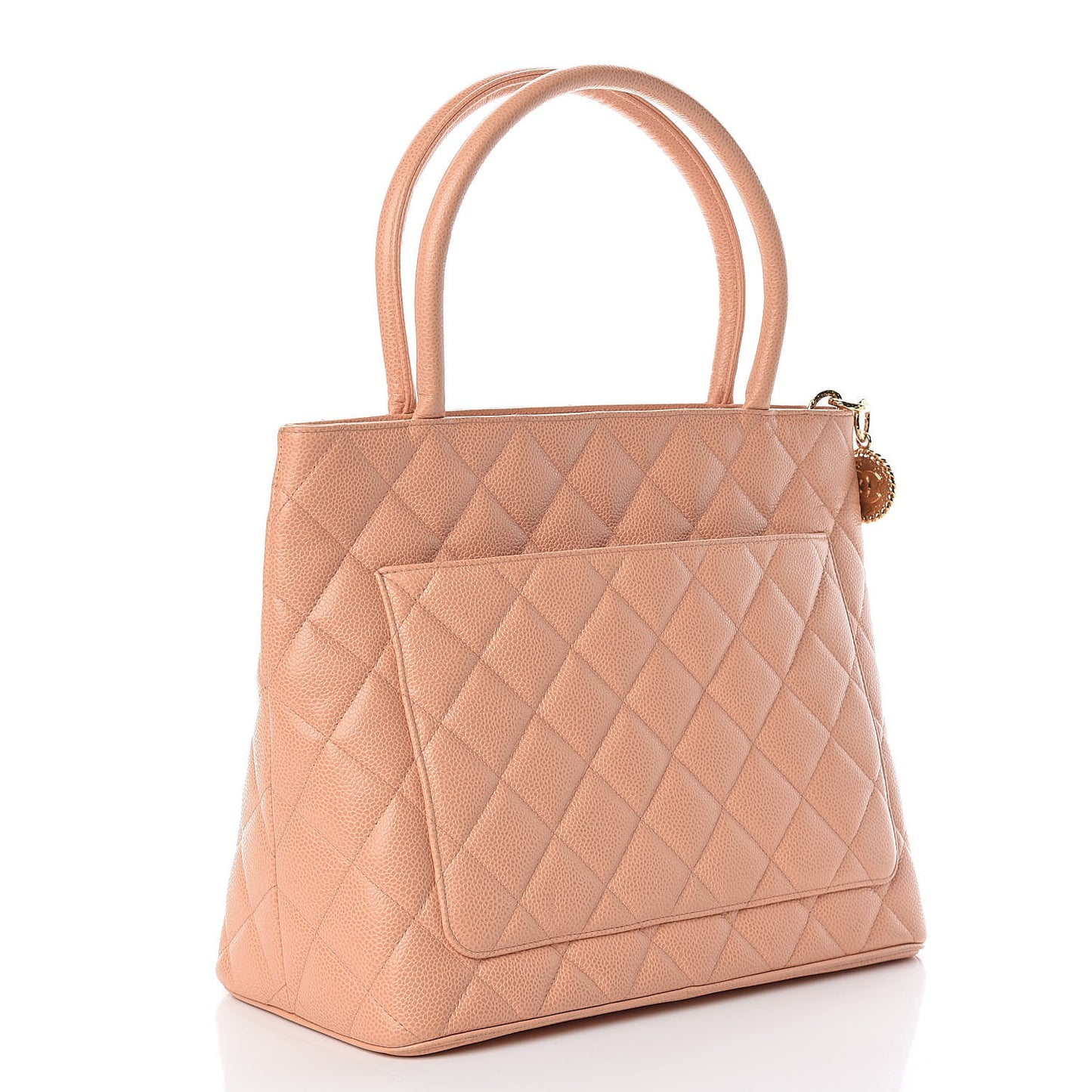 Caviar Medallion CC Tote Light Pink