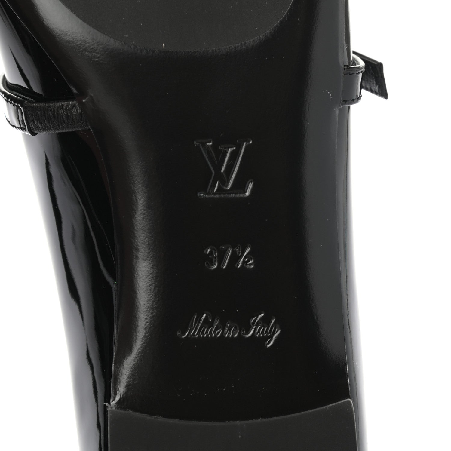 Louis Vuitton Patent Uniformes Ballet Flats 37.5 Black 6 of 7