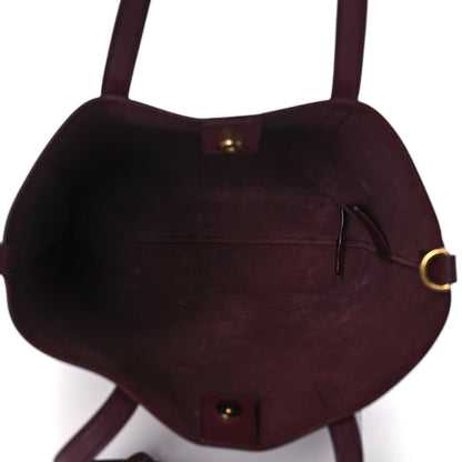 Saint Laurent Calfskin Toy Shopping Tote Dark Red 5 of 9