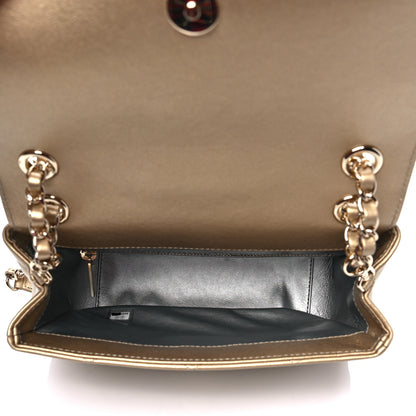 Chanel Metallic Lambskin Quilted Timeless CC Flap Gold 4 of 7