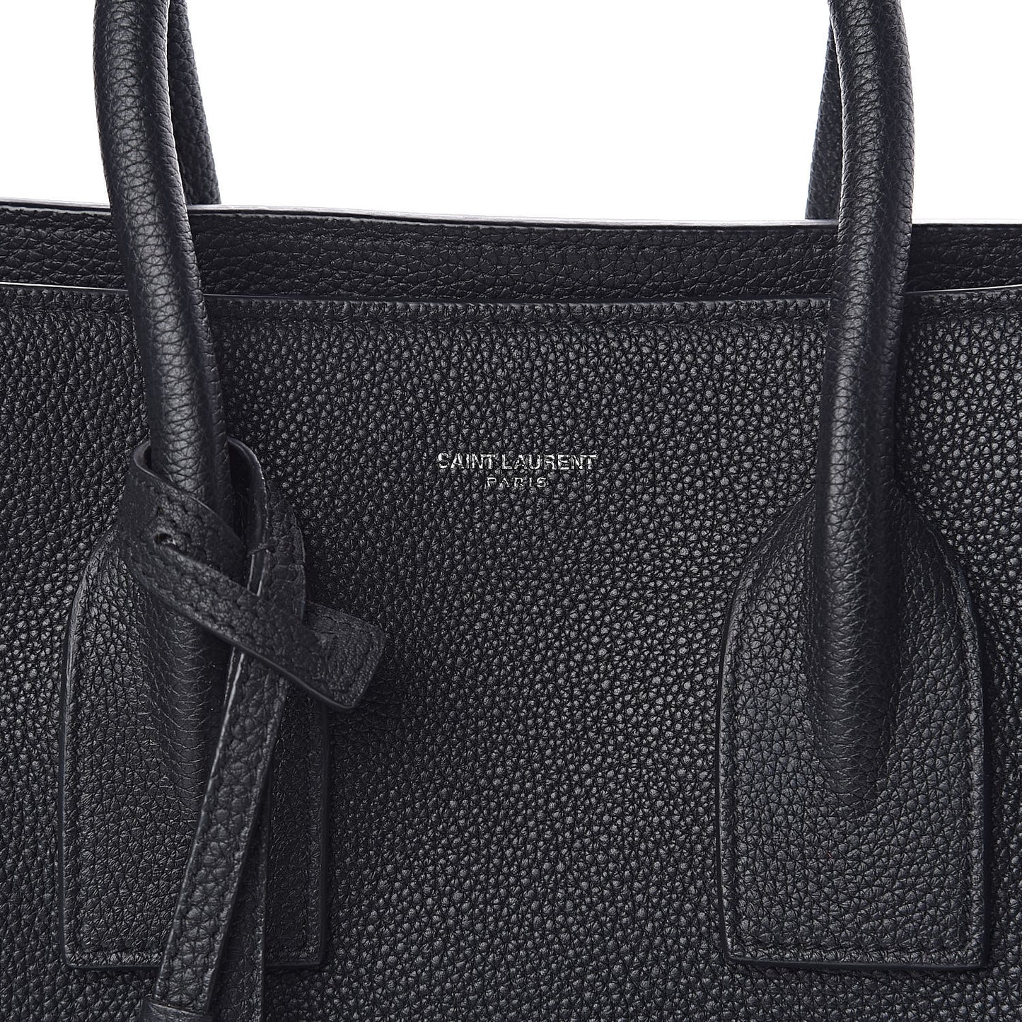 Grained Calfskin Small Supple Sac De Jour Black