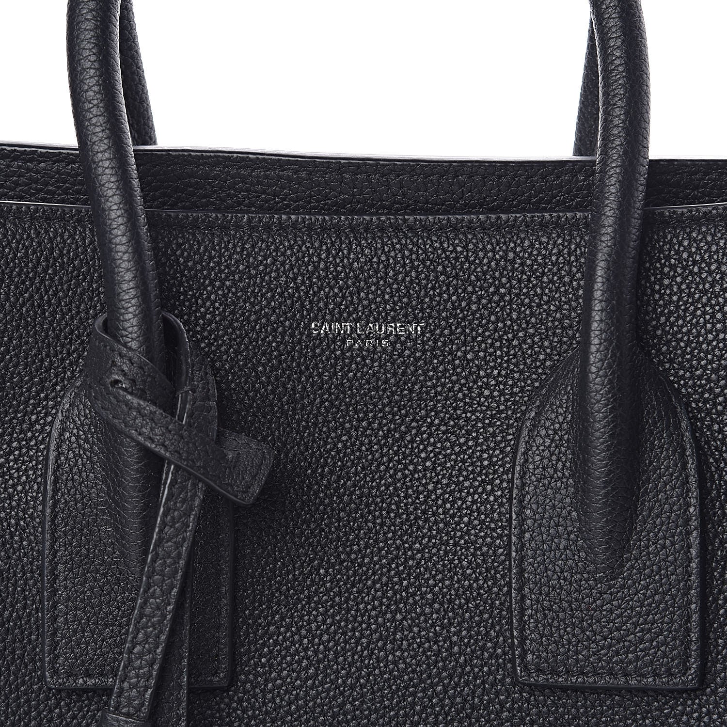 Saint Laurent Grained Calfskin Small Supple Sac De Jour Black 5 of 11