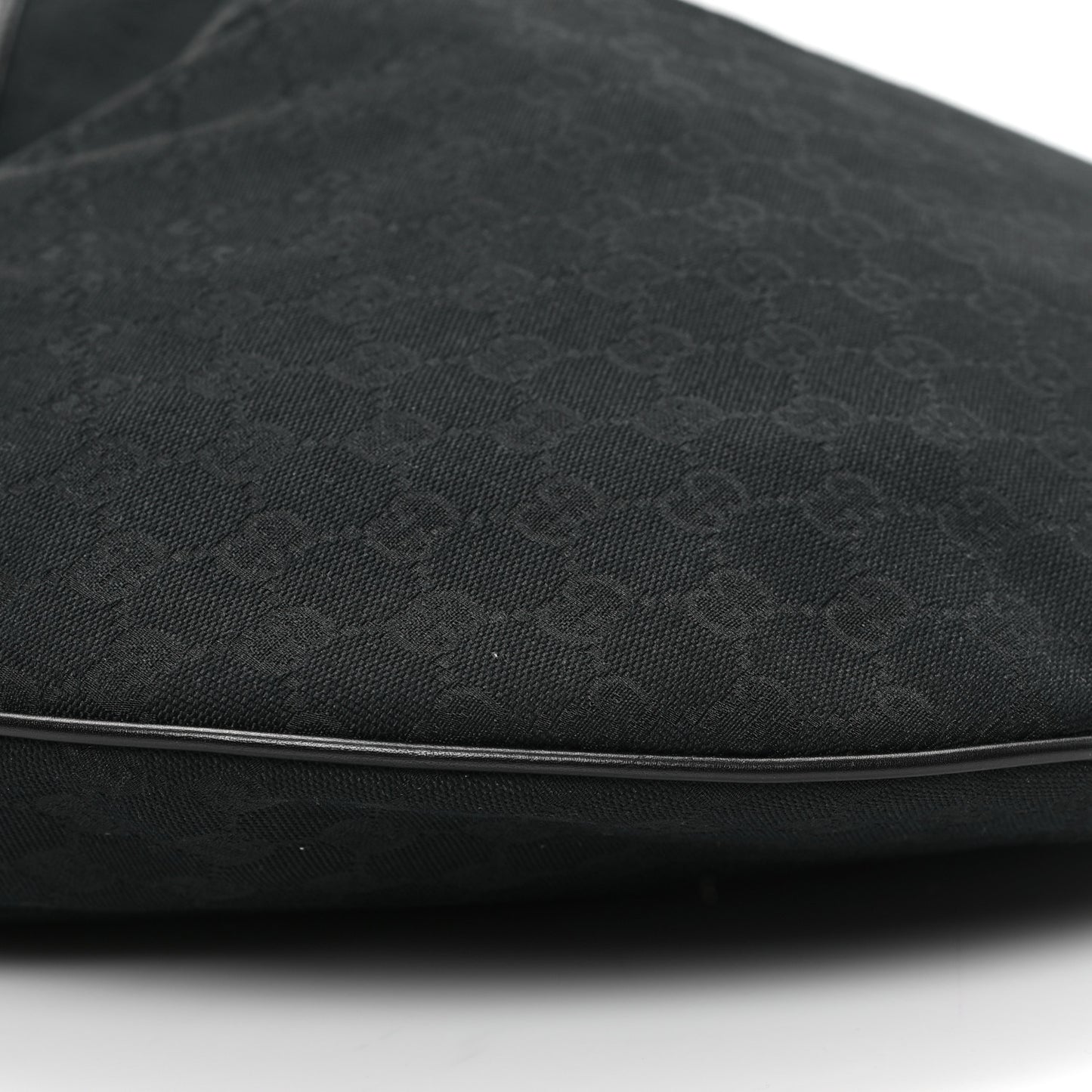 Monogram Large Wave Hobo Black