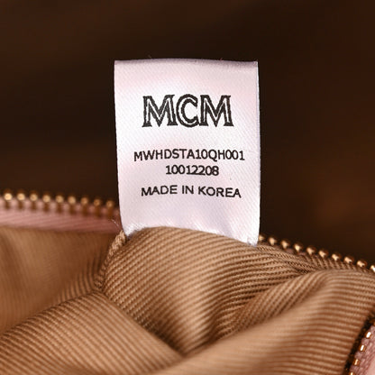 MCM Visetos Medium Aren Hobo Powder Pink 6 of 9