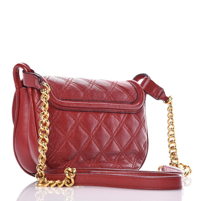 Marc Jacobs Lambskin Quilted Mini Cooper Crossbody Red 3 of 8