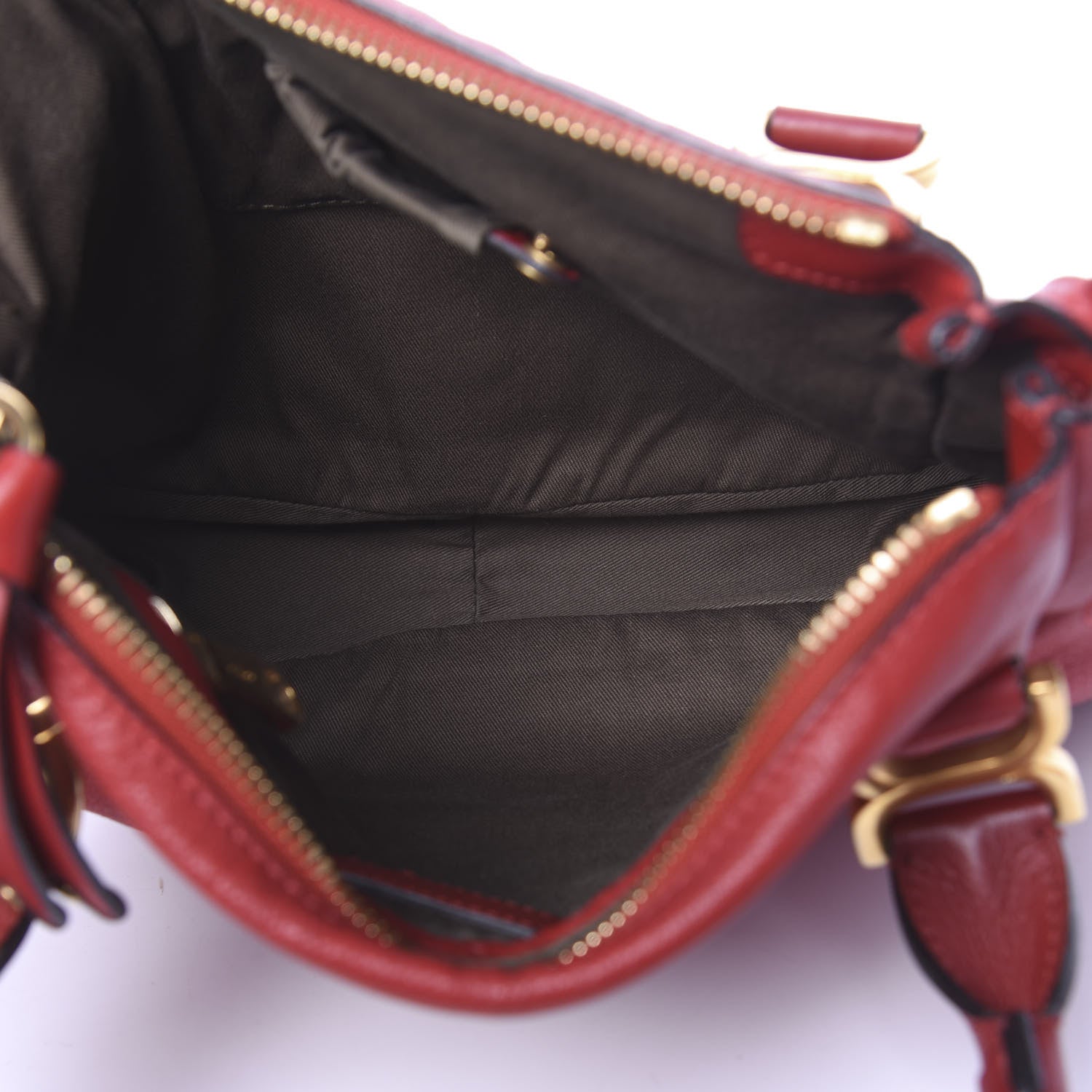 Chloe Calfskin Medium Marcie Satchel Red 6 of 11