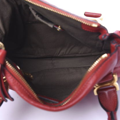 Chloe Calfskin Medium Marcie Satchel Red 6 of 11