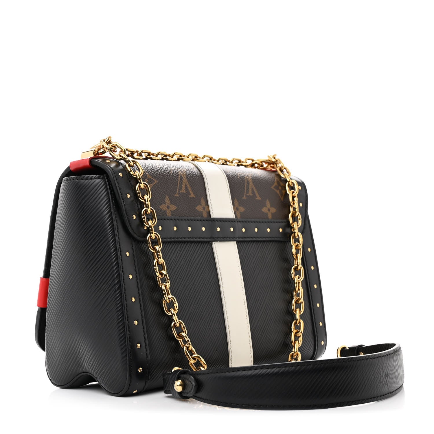 Louis Vuitton Epi Monogram Complice Trunks and Bags Twist Shoulder Bag MM Black 4 of 10