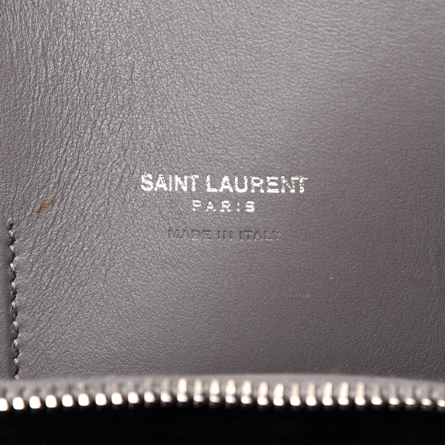 Grained Calfskin Small Sac De Jour Fog