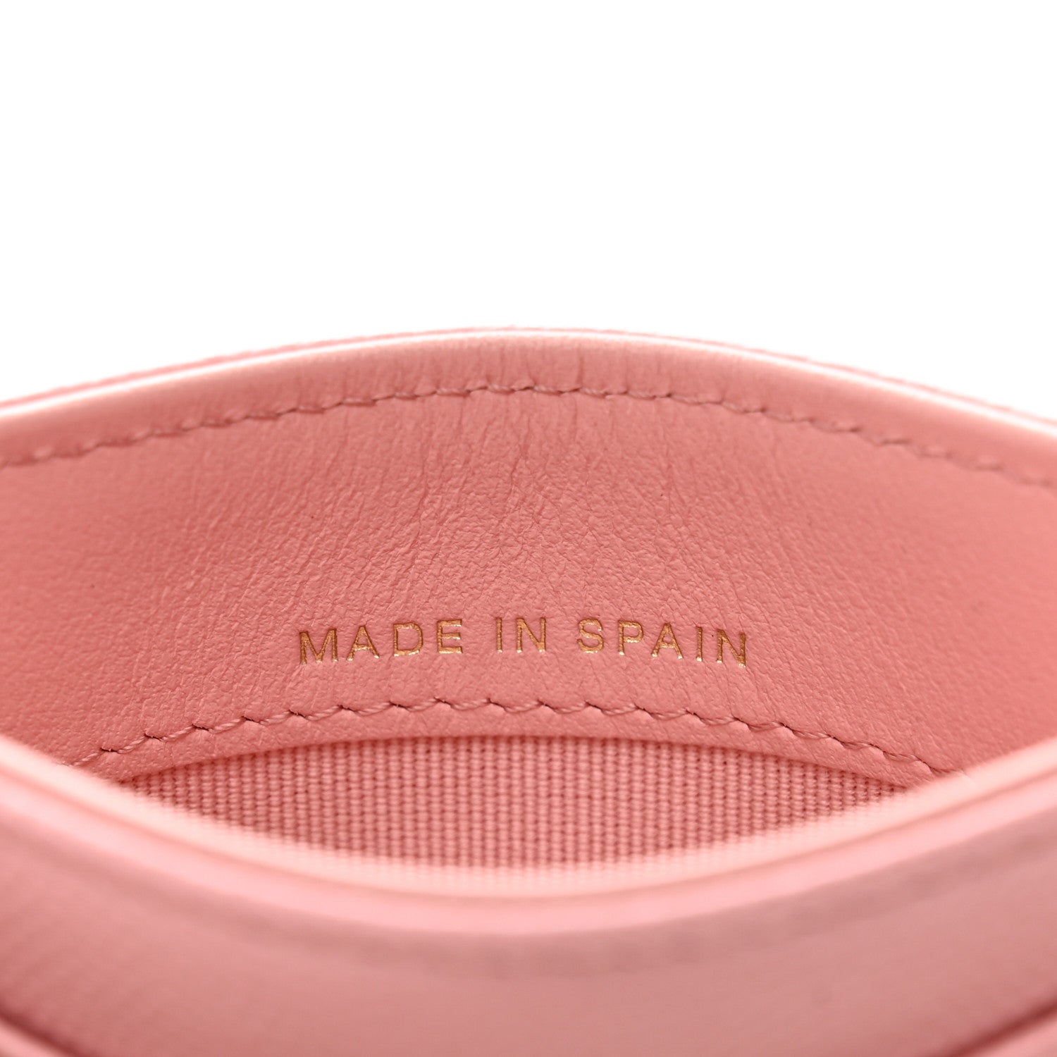Chanel Caviar Quilted Card Holder Light Pink 7 of 9