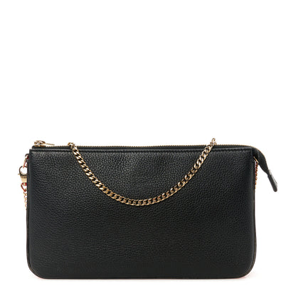 Christian Louboutin Calfskin Loubila Chain Clutch Black 1 of 10
