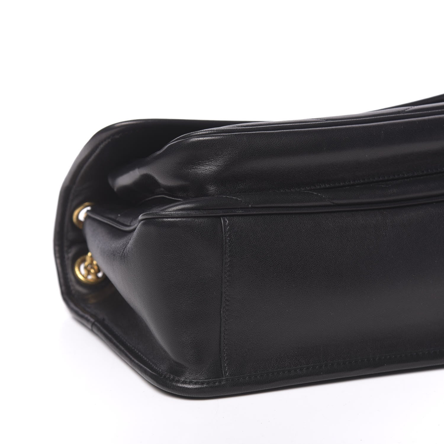 Saint Laurent Lambskin Matelasse Monogram Medium Niki Chain Satchel Black 8 of 9