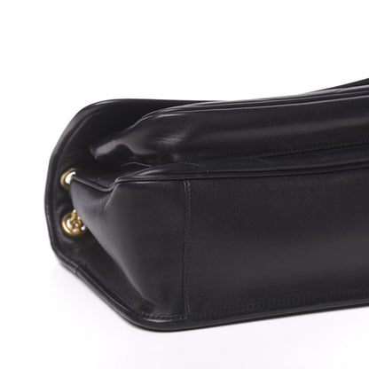 Saint Laurent Lambskin Matelasse Monogram Medium Niki Chain Satchel Black 8 of 9