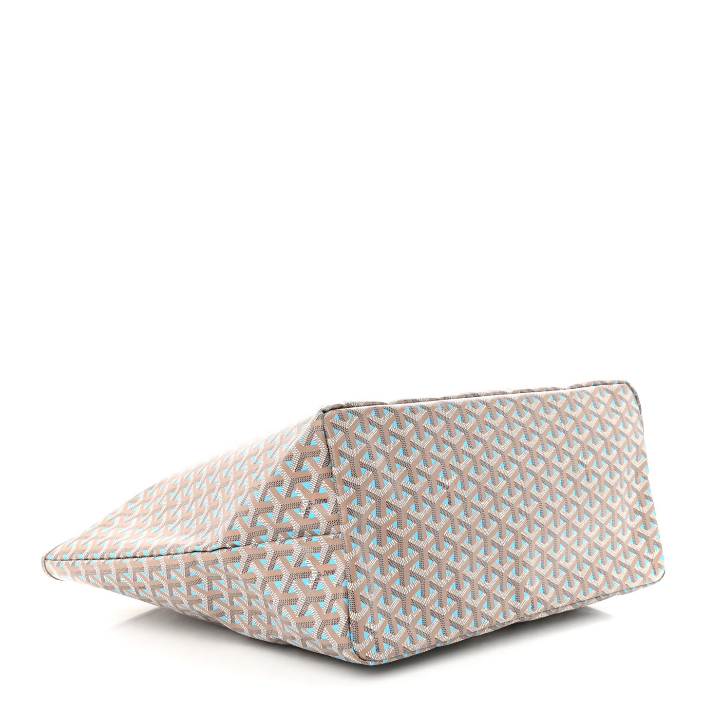 Goyardine Saint Louis Claire Voie GM Grege Turquoise