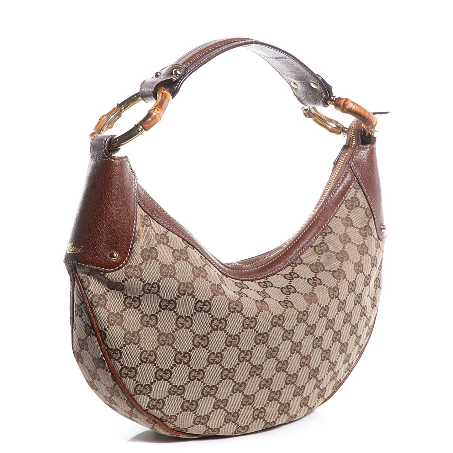 Monogram Bamboo Ring Hobo Brown